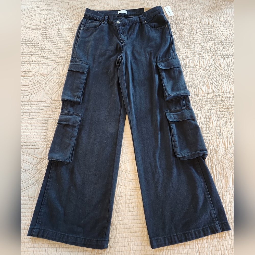 PACSUN '90S BAGGY CARGO JEANS NWT!! WOMEN'S SIZE 28!!